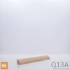 Quart-de-rond en bois - Q13A - 1/2 x 1/2 - Chêne rouge | Wood quarter round - Q13A - 1/2 x 1/2 - Red oak