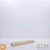 Quart-de-rond en bois - Q13A - 1/2 x 1/2 - Merisier | Wood quarter round - Q13A - 1/2 x 1/2 - Yellow birch