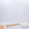 Quart-de-rond en bois - Q13A - 1/2 x 1/2 - Pin blanc jointé | Wood quarter round - Q13A - 1/2 x 1/2 - Jointed white pine