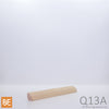 Quart-de-rond en bois - Q13A - 1/2 x 1/2 - Pin rouge sélect | Wood quarter round - Q13A - 1/2 x 1/2 - Select red pine