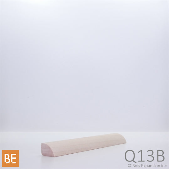Quart-de-rond en bois - Q13B - 1/2" x 3/4"