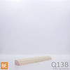 Quart-de-rond en bois - Q13B - 1/2 x 3/4 - Pin rouge sélect | Wood quarter round - Q13B - 1/2 x 3/4 - Select red pine