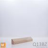 Quart-de-rond en bois - Q13BZ Zen - 1/2 x 3/4 - Merisier | Wood quarter round - Q13BZ Zen - 1/2 x 3/4 - Yellow birch