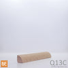 Quart-de-rond en bois - Q13C - 3/4 x 3/4 - Chêne rouge | Wood quarter round - Q13C - 3/4 x 3/4 - Red oak