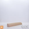 Quart-de-rond en bois - Q13C - 3/4 x 3/4 - Merisier | Wood quarter round - Q13C - 3/4 x 3/4 - Yellow birch