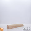 Quart-de-rond en bois - Q13C - 3/4 x 3/4 - Merisier | Wood quarter round - Q13C - 3/4 x 3/4 - Yellow birch