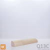 Quart-de-rond en bois - Q13C - 3/4 x 3/4 - Pin blanc jointé | Wood quarter round - Q13C - 3/4 x 3/4 - Jointed white pine