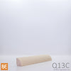 Quart-de-rond en bois - Q13C - 3/4 x 3/4 - Pin blanc sélect | Wood quarter round - Q13C - 3/4 x 3/4 - Select white pine