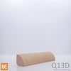 Quart-de-rond en bois - Q13D - 1-1/16 x 1-1/16 - Chêne rouge | Wood quarter round - Q13D - 1-1/16 x 1-1/16 - Red oak