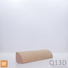 Quart-de-rond en bois - Q13D - 1-1/16 x 1-1/16 - Chêne rouge | Wood quarter round - Q13D - 1-1/16 x 1-1/16 - Red oak