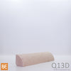 Quart-de-rond en bois - Q13D - 1-1/16 x 1-1/16 - Érable | Wood quarter round - Q13D - 1-1/16 x 1-1/16 - Maple