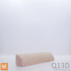 Quart-de-rond en bois - Q13D - 1-1/16 x 1-1/16 - Érable | Wood quarter round - Q13D - 1-1/16 x 1-1/16 - Maple