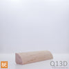 Quart-de-rond en bois - Q13D - 1-1/16 x 1-1/16 - Érable | Wood quarter round - Q13D - 1-1/16 x 1-1/16 - Maple