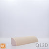 Quart-de-rond en bois - Q13D - 1-1/16 x 1-1/16 - Pin blanc sélect | Wood quarter round - Q13D - 1-1/16 x 1-1/16 - Select white pine