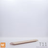 Réducteur à tapis en bois - T11 - 3/8 x 1-1/8 - Érable | Wood carpet reducer - T11 - 3/8 x 1-1/8 - Maple